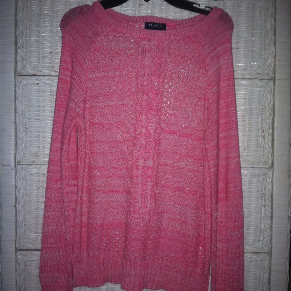 Pink Girls Sweater